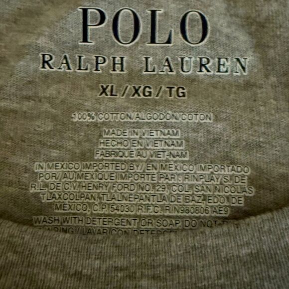 Ralph Lauren Polo Bear Cotton Jersey Pajama Sleep Set L - Picture 7 of 14